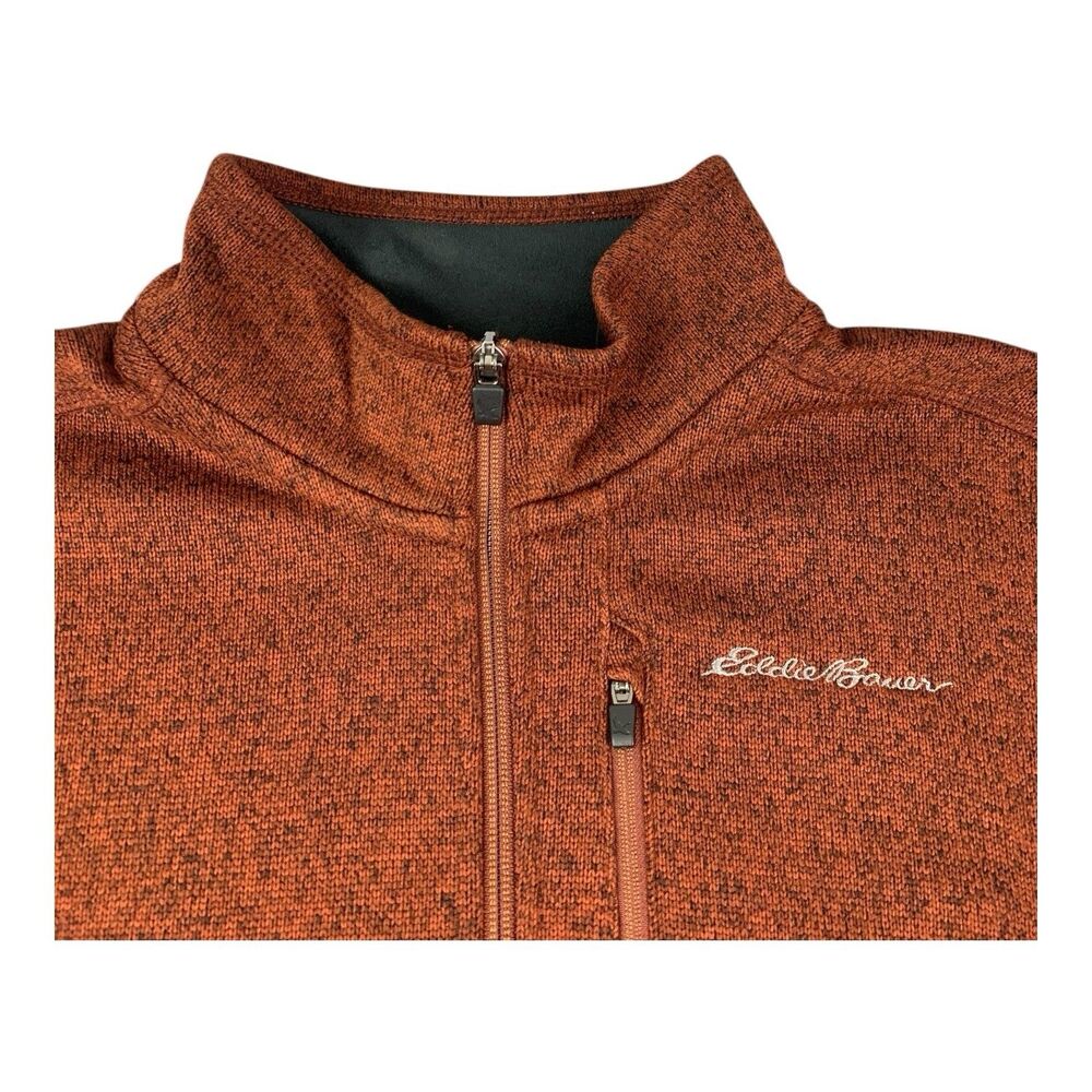 Eddie Bauer Radiator 1/4 Zip Pullover Sweater Fleece  Adobe, Men’s Size XL - Picture 6 of 11